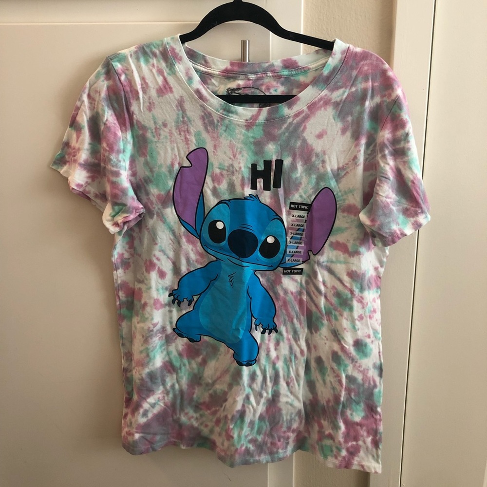 “DISNEY” LILO & STITCH HI TIE-DYE T-SHIRT